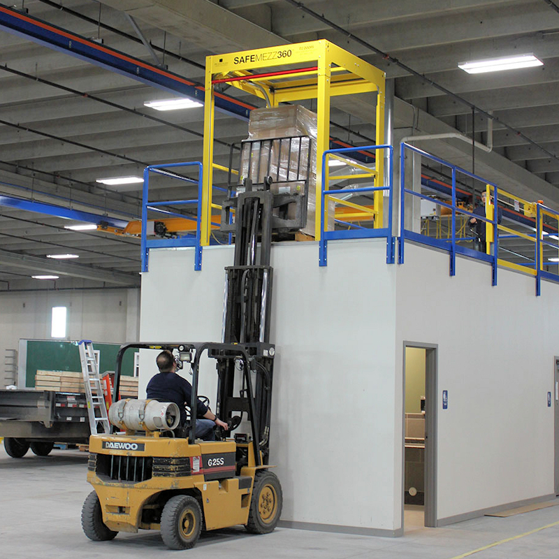 Pallet Drop/Access Gates/Mezzanine Safety Gate/Elevated Platform Gates 4