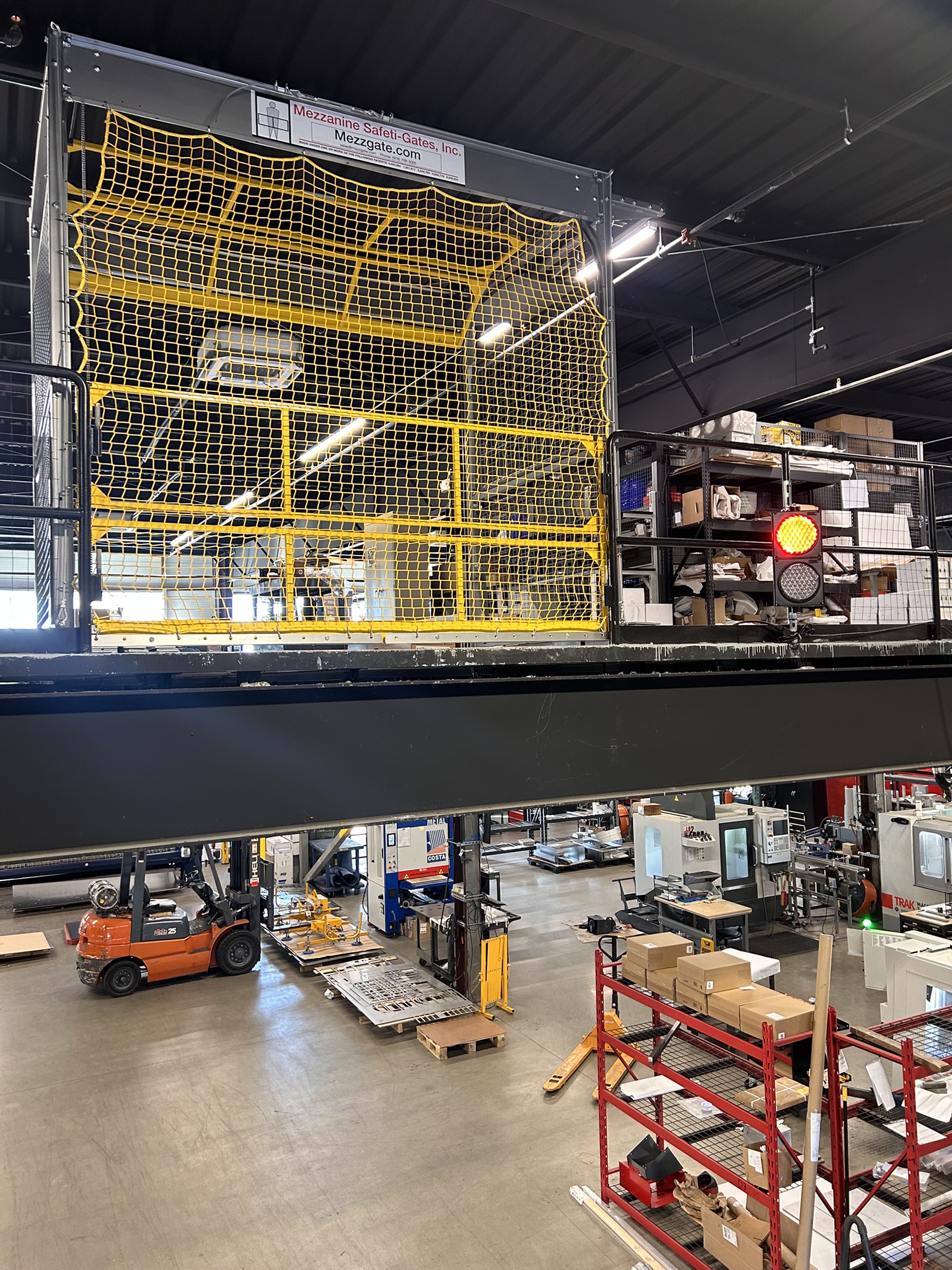 Pallet Drop/Access Gates/Mezzanine Safety Gate/Elevated Platform Gates 1