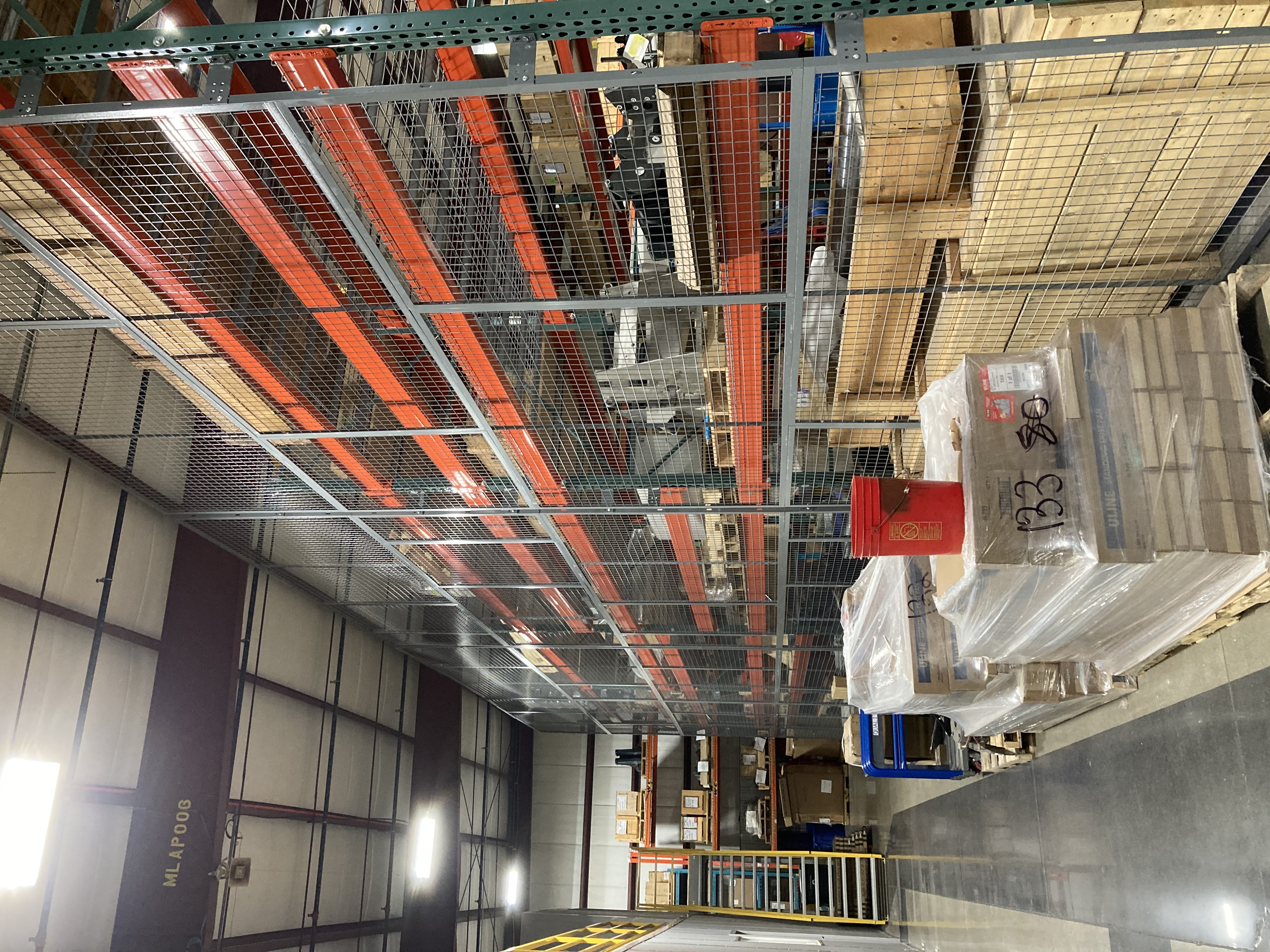 Pallet Rack Wire Mesh Backing 3