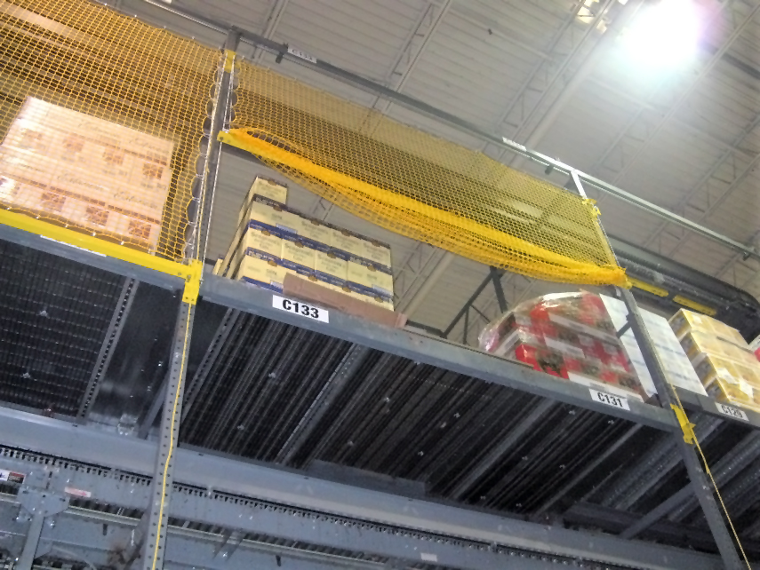 Pallet Rack Safety Netting 4