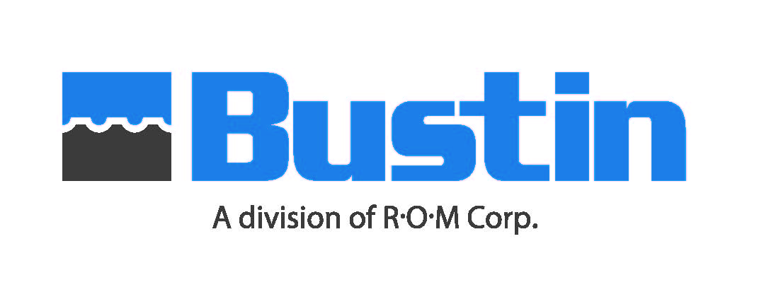 Bustin, A Division of R.O.M. Corporation Logo