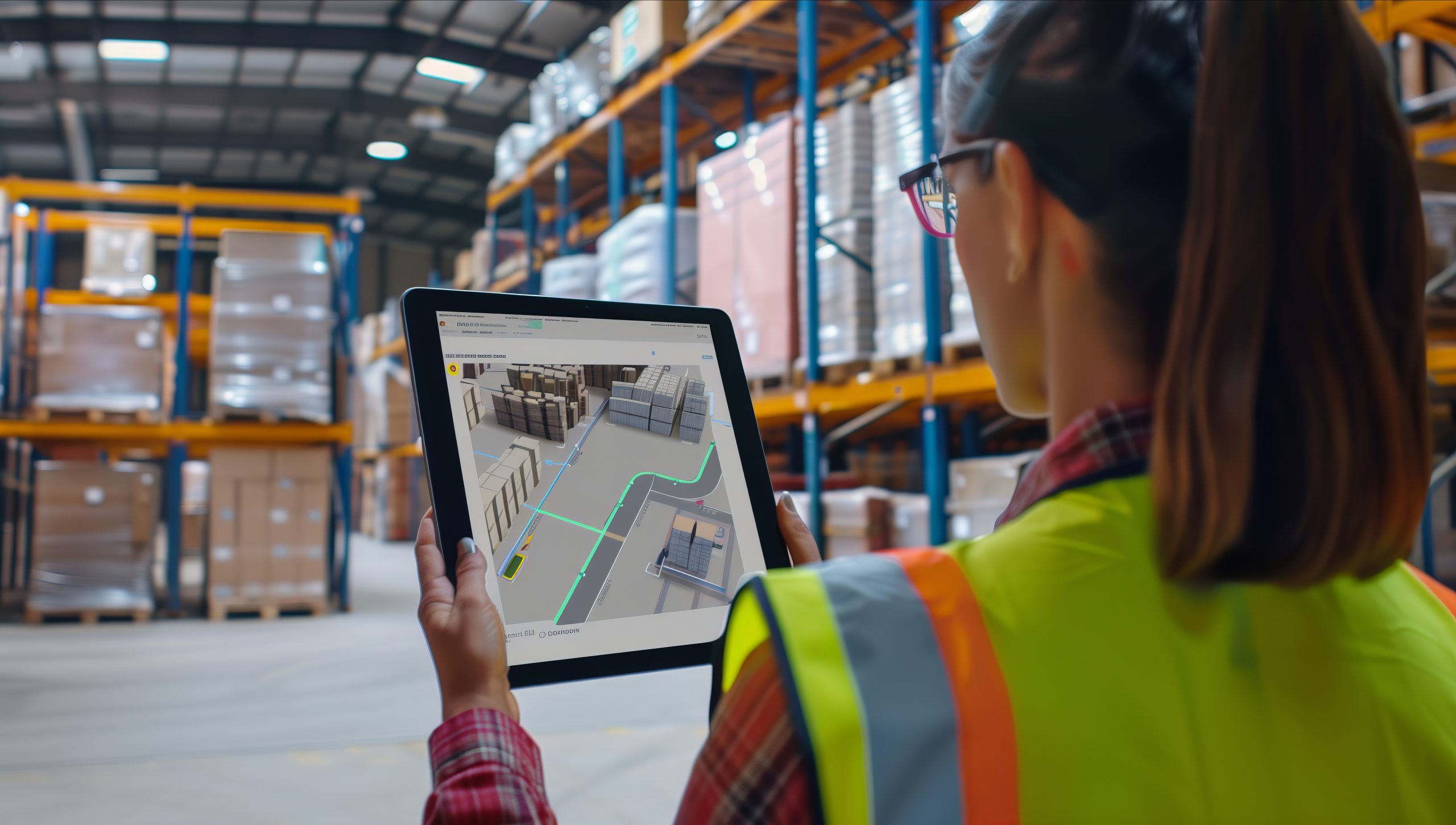 woman-checking-tablet-warehouse